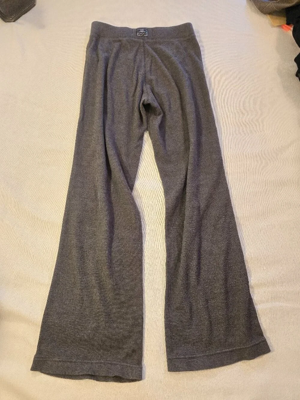 Nike Youth Waffle Knit Sweatpants - Charcoal Gray - Size Large (12-13 Yrs)